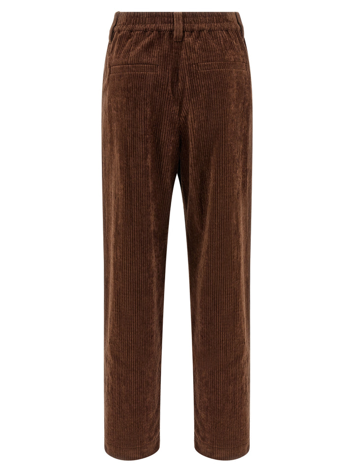 Brunello Cucinelli Baggy Pantaloni - Marrone | e224fdefb63e7abcaadbdf0d2fa268ec33fb28cf