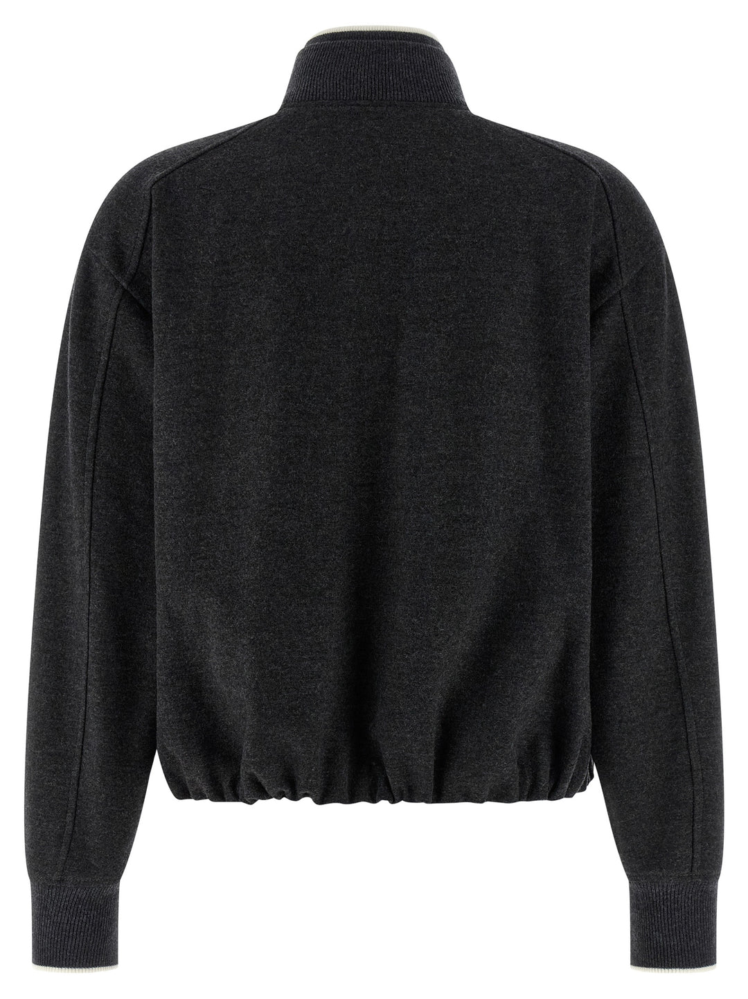 Brunello Cucinelli Heraldic Coat Of Arms Felpe - Grigio | e4eb94e5d7cd1f893fa5fc8f8de9336b5c1ff242