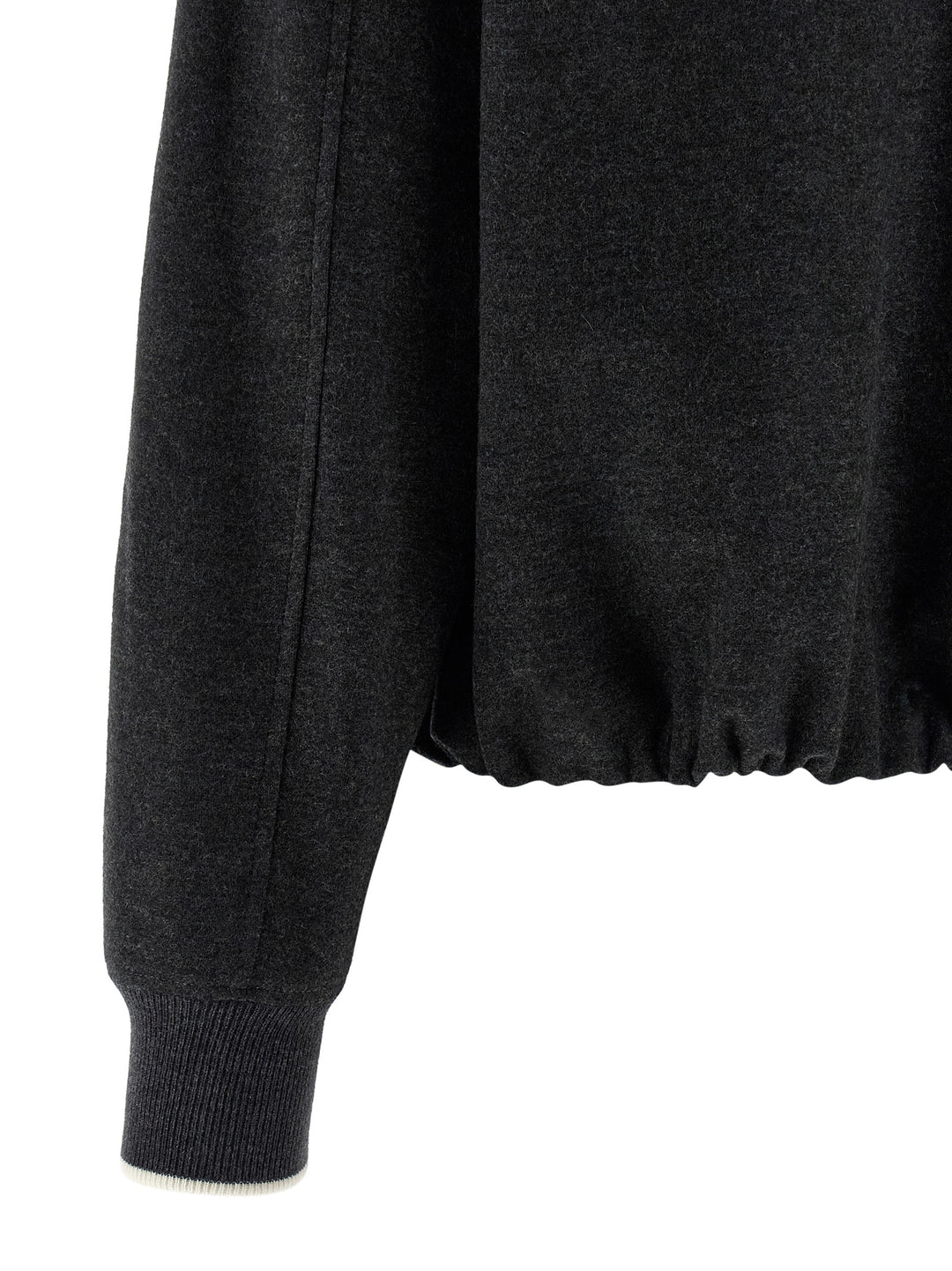 Brunello Cucinelli Heraldic Coat Of Arms Felpe - Grigio | 5de7a6bfe3b74131d6eb051c3bf14389b391e26f