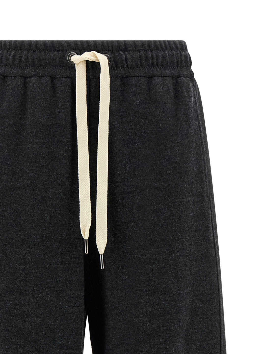 Brunello Cucinelli Cashmere Joggers Pantaloni - Grigio | 25ddf449879f8f8173115aec707e28d9a698e27e