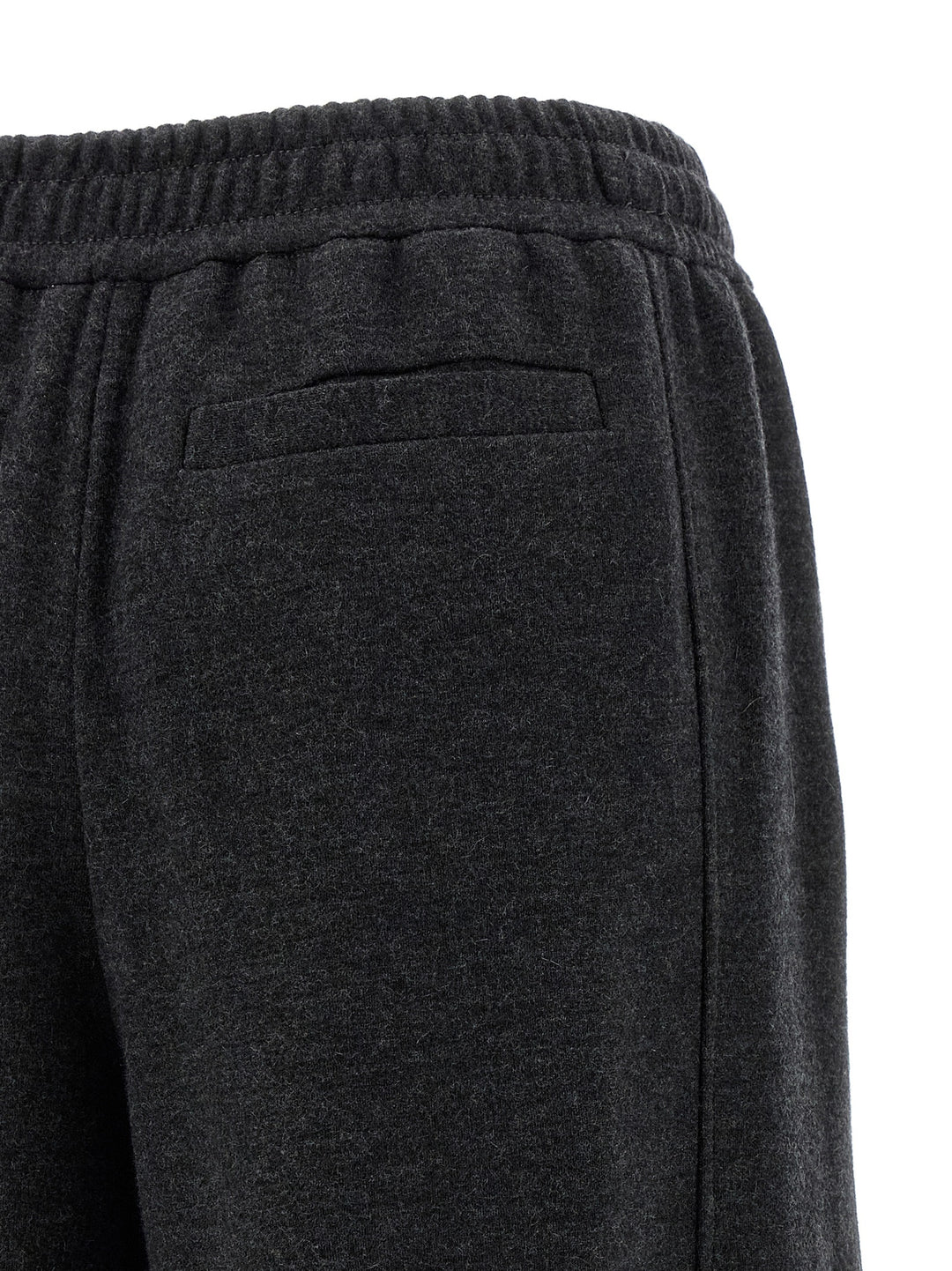 Brunello Cucinelli Cashmere Joggers Pantaloni - Grigio | 3a089a4a6a441a9201b10fae0773c466ce4efa09