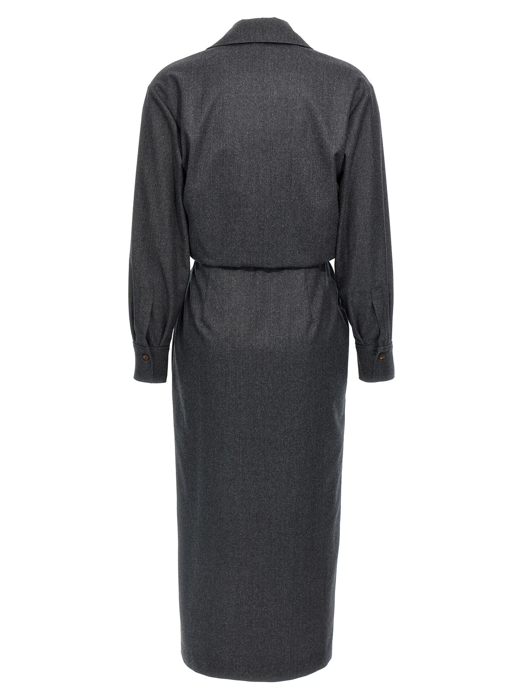 Brunello Cucinelli Wallet Chemisier Dress Abiti - Grigio | 13ac49fc1f33c709fecd1385aabab0f079cb2370