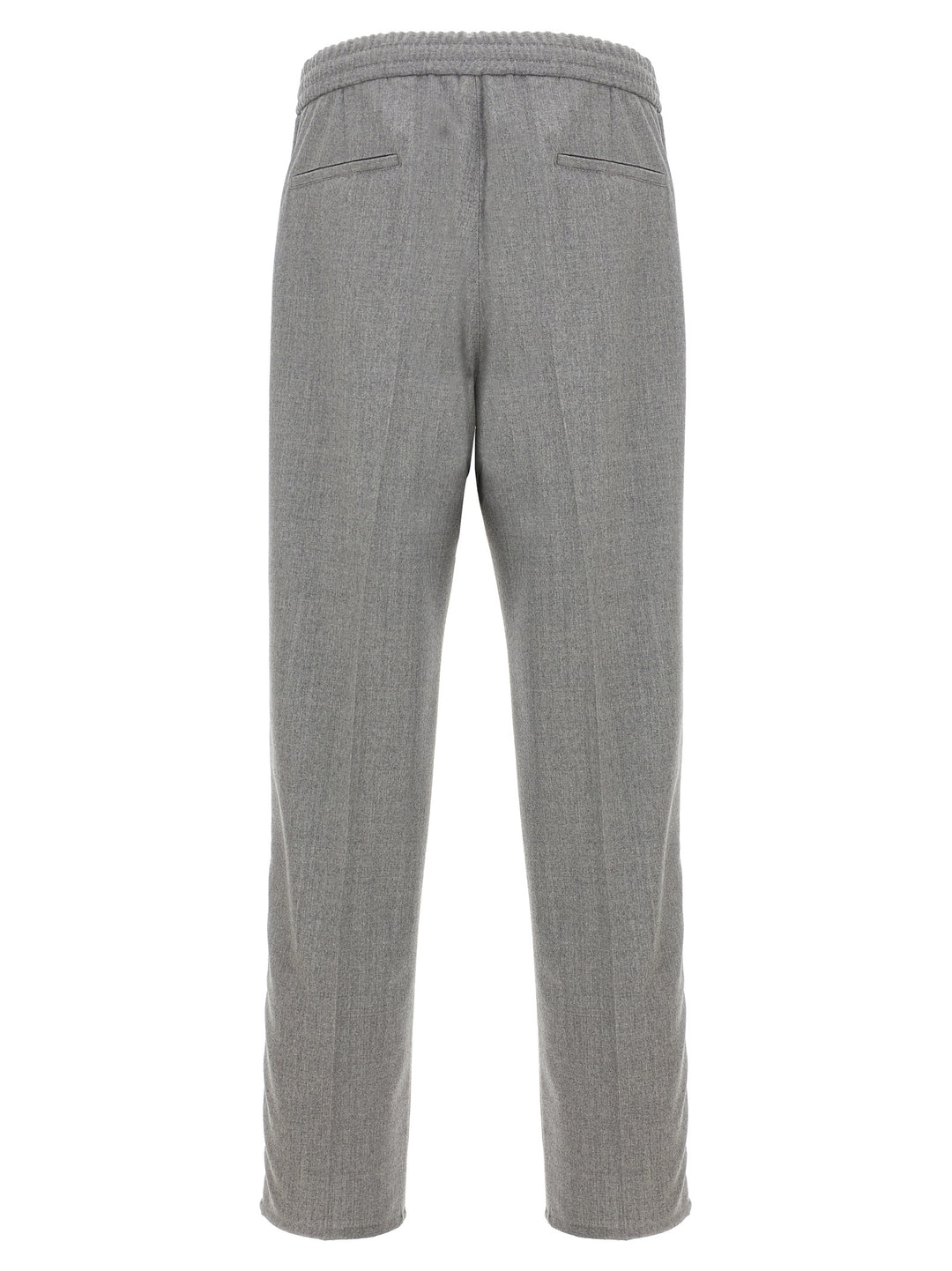 Brunello Cucinelli Front Pleat Pantaloni - Grigio | 9e19f2fa1205d35b54e1650a71f5b762657dbf55