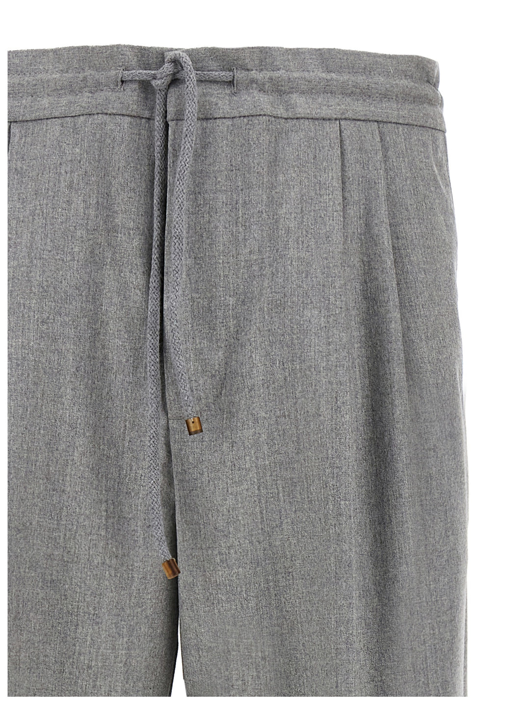 Brunello Cucinelli Front Pleat Pantaloni - Grigio | 2b301c5e694be6aae69c335e41680cd707530de3