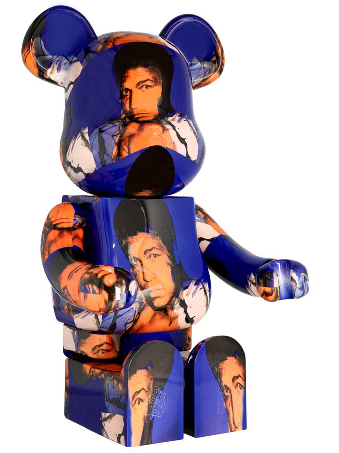 Be@Rbrick Muhammad Ali X Andy Warhol 1000% Decorative Accessories Multicolor