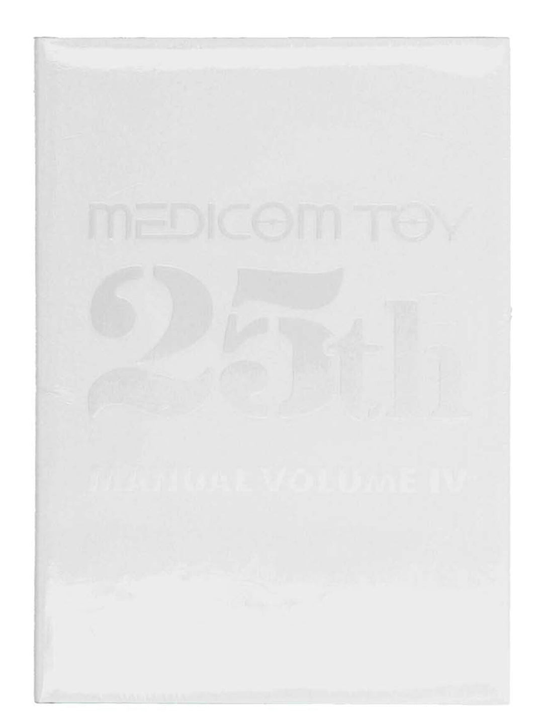 Libro Medicom Toy 25th Manual Volume Iv Books Bianco