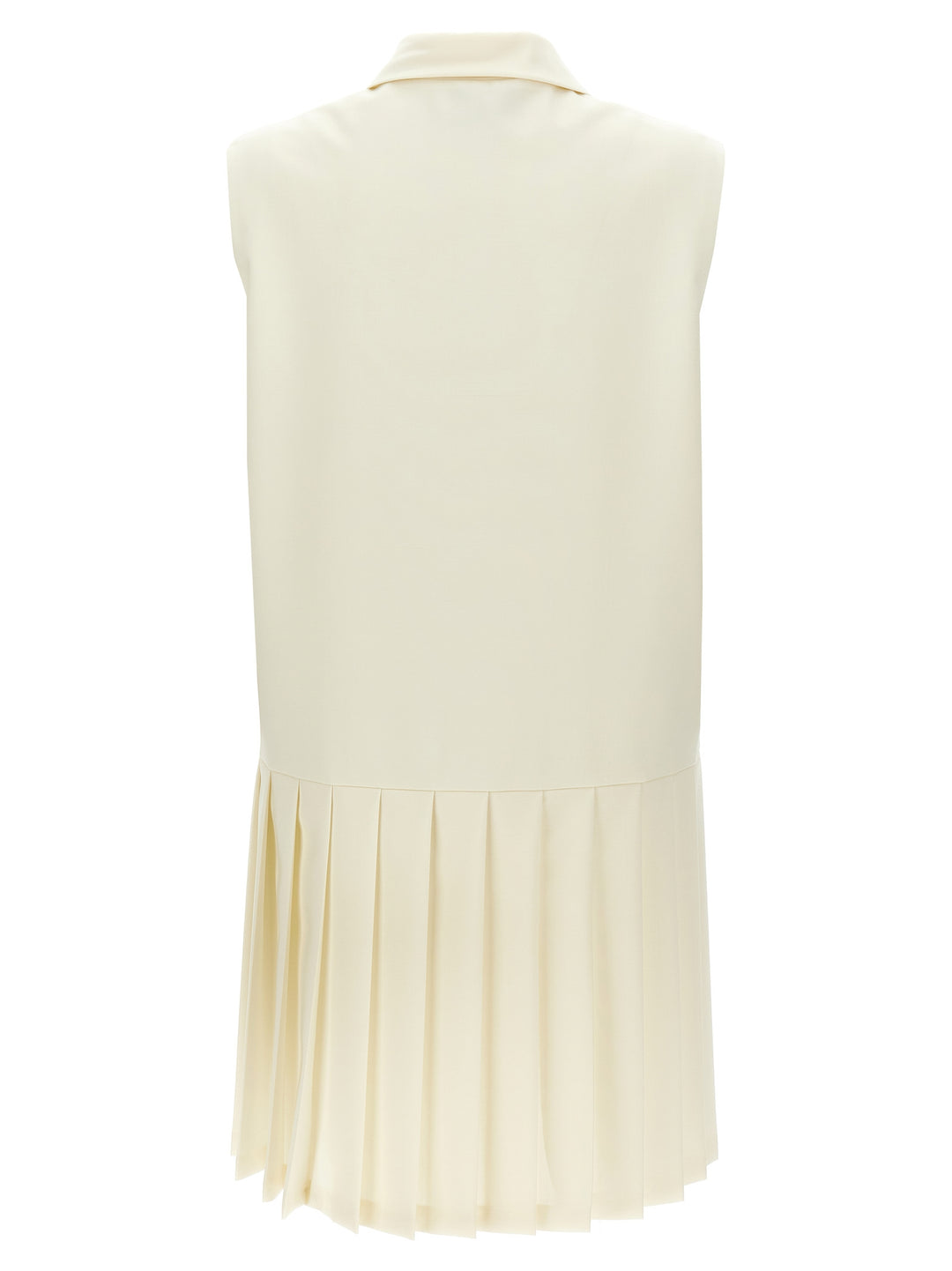 Miu Miu Mohair Canvas Dress Abiti - Bianco | 8c6fcb797ef707b6c327ac0de736c2a5e932f334