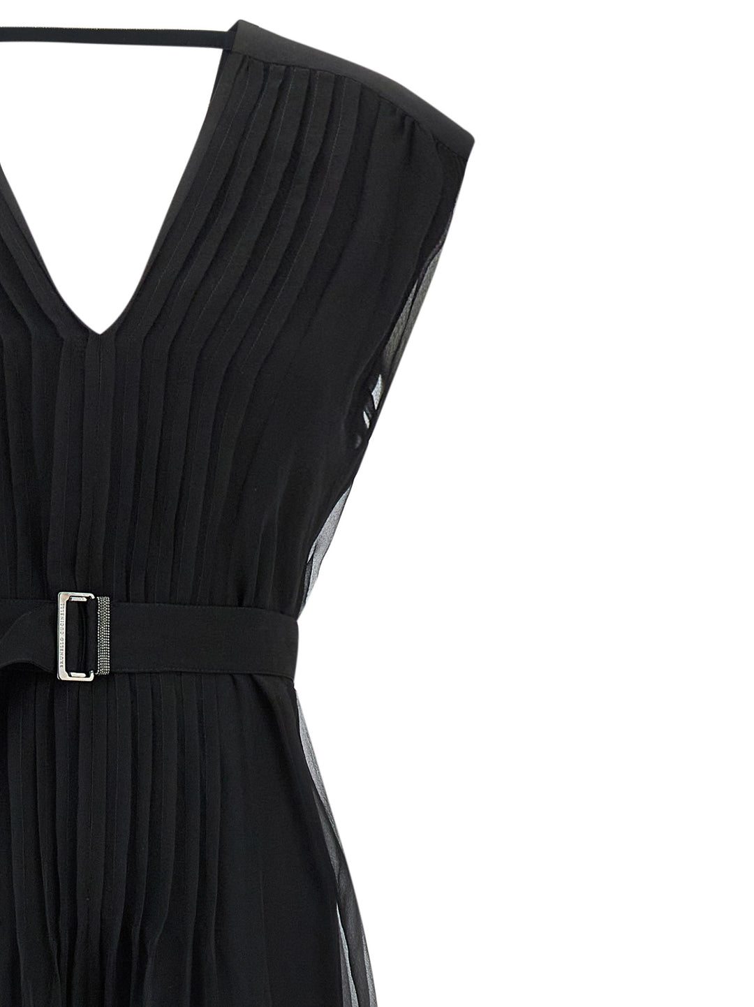 Brunello Cucinelli Silk Dress Abiti - Nero | ff3fe68e10bf5d6517740dcb8631763a5a73ec6a