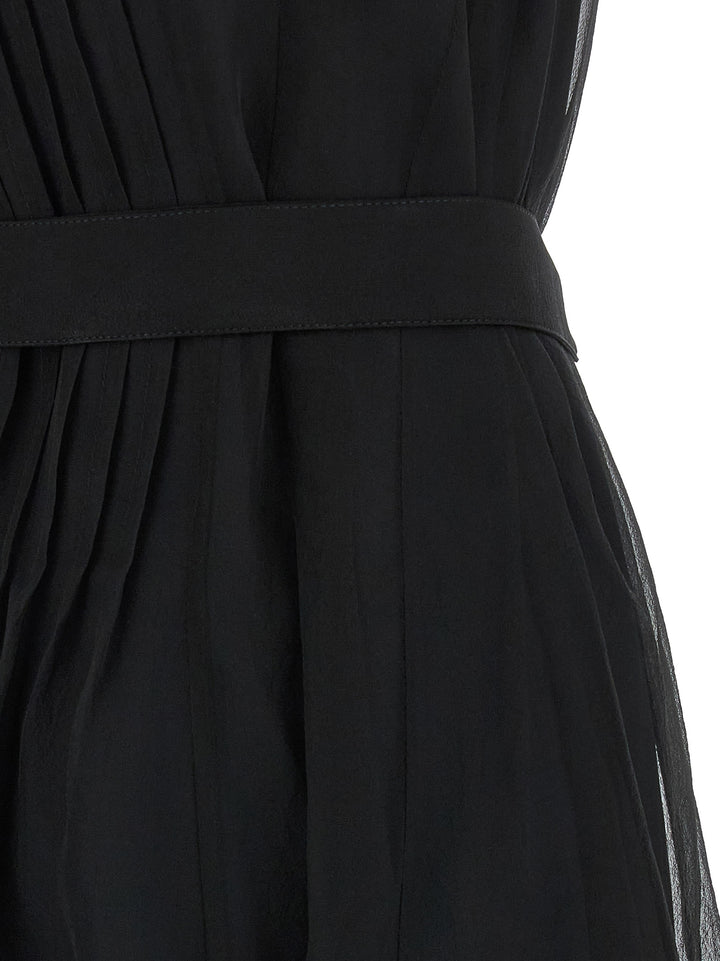 Brunello Cucinelli Silk Dress Abiti - Nero | e508fd542240af01bd767799b68733a5c81c5029