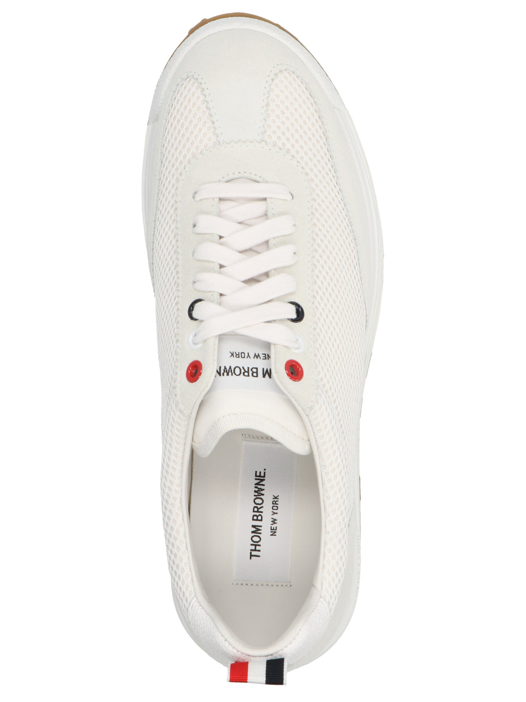 Thom Browne Tech Runner Sneakers - Bianco | ddeb804b36b15a7ad5c79afb562665f4799b7e81