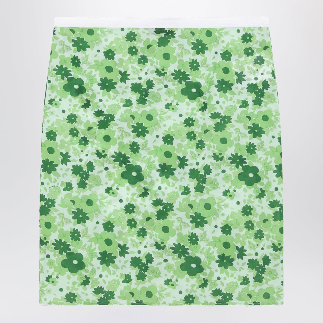 Miu Miu Gonne - Verde | ee3fcefa76f3a6f07bf3c0c43b605517e2c22e88
