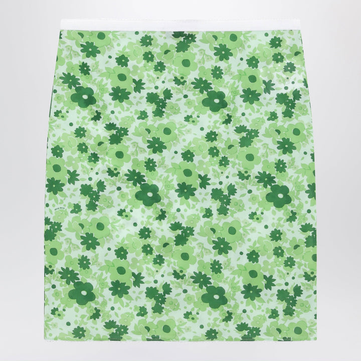 Miu Miu Gonne - Verde | ee3fcefa76f3a6f07bf3c0c43b605517e2c22e88