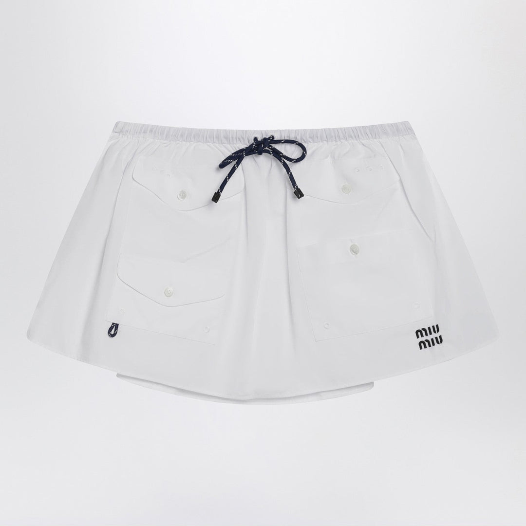 Miu Miu Gonne - Bianco | 68de62f68c5d05f651c6136118e12471aff9ef86