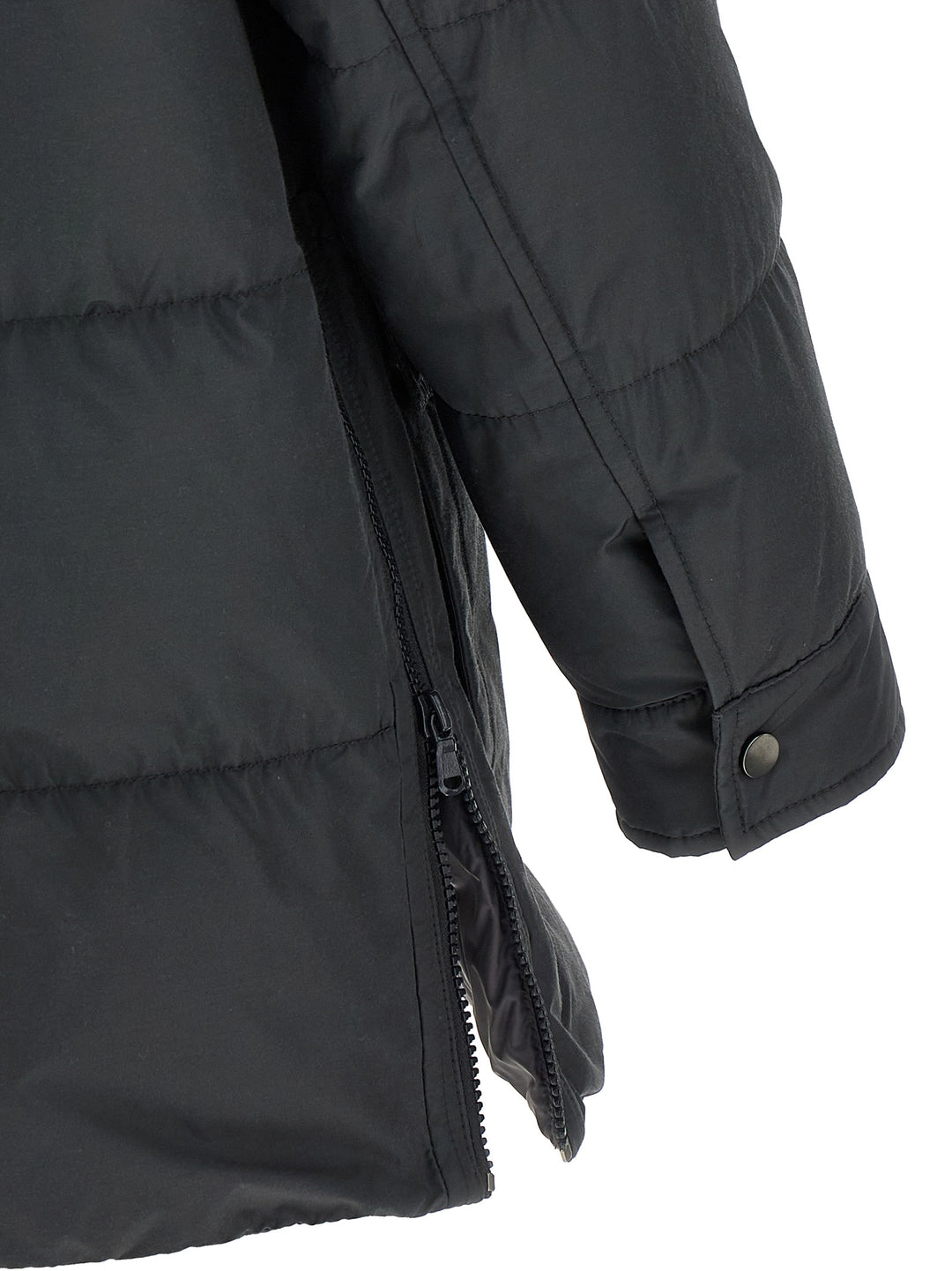 Brunello Cucinelli Knitted Neck Down Jacket Puffer Jackets - Grigio | d7e637be8118f1efd8076029f6ca186e1fc5011e