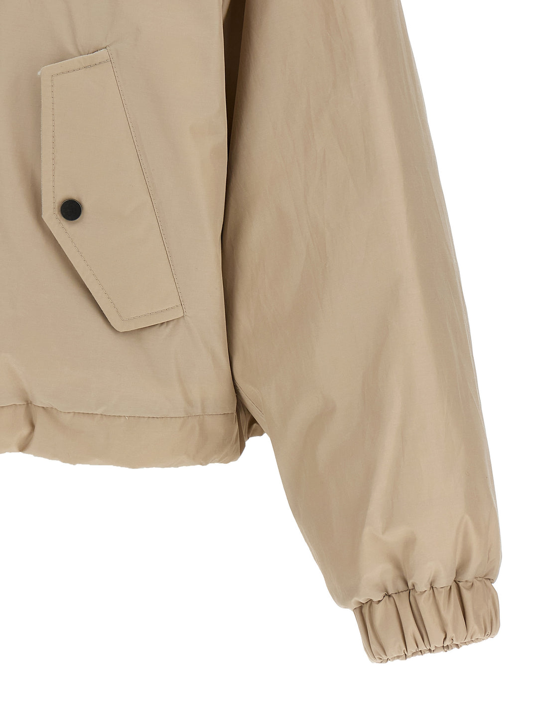 Brunello Cucinelli Cropped Down Jacket Puffer Jackets - Beige | fd10f870281111fc9623684651850a428ce5417b