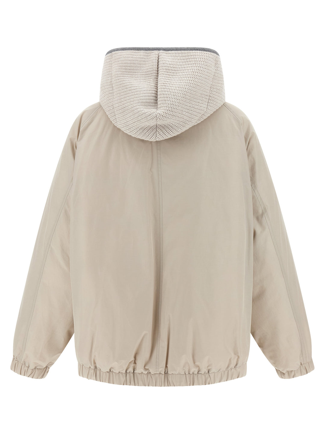 Brunello Cucinelli Hooded Down Jacket Puffer Jackets - Grigio | cdab6406af501688d79e8a0edbdae16c07cd9e21