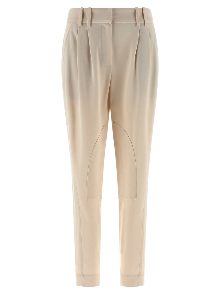 Brunello Cucinelli Equestrian Pantaloni - Beige | b4b4a8f05a8a0b427b666f19f9f3bdf76a8b4616