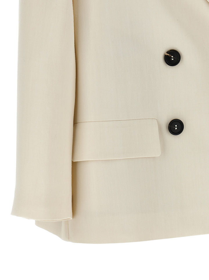 Brunello Cucinelli Double-Breasted Blazer BlazerS - Bianco | 62c54838993994c925231066c2d4f78fd8704c87