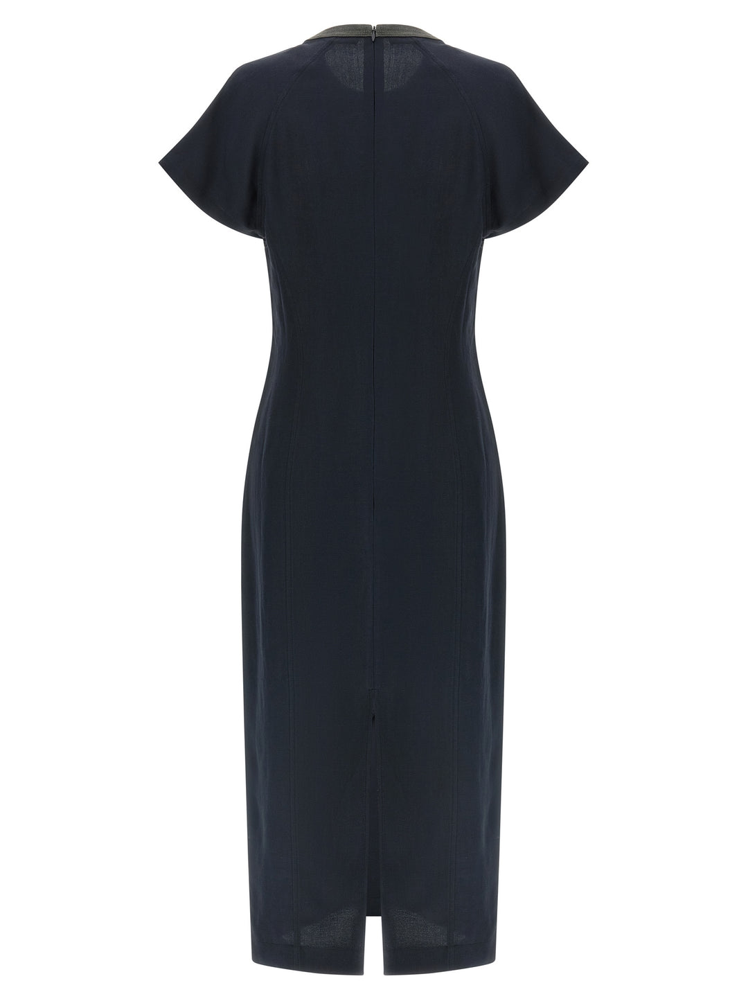 Brunello Cucinelli Precious Collar Abiti - Blu | e2e875cf6226ff031520c71295ae8d50765c680d