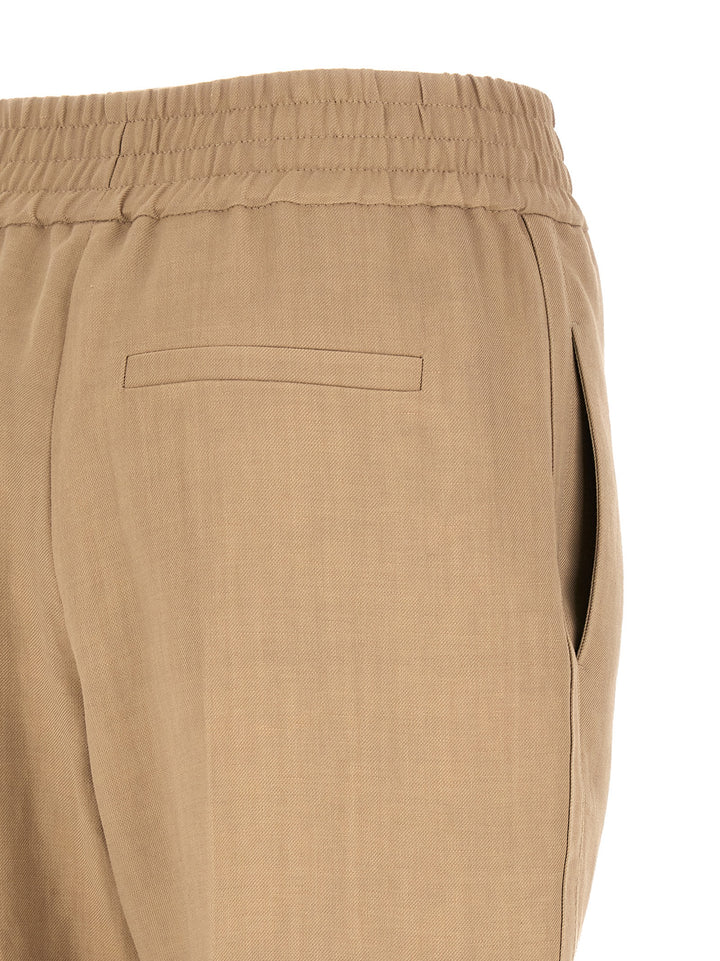 Brunello Cucinelli Baggy Pull-Up Pantaloni - Beige | 082489c9167a2fcb7d952b644fac532486af2995