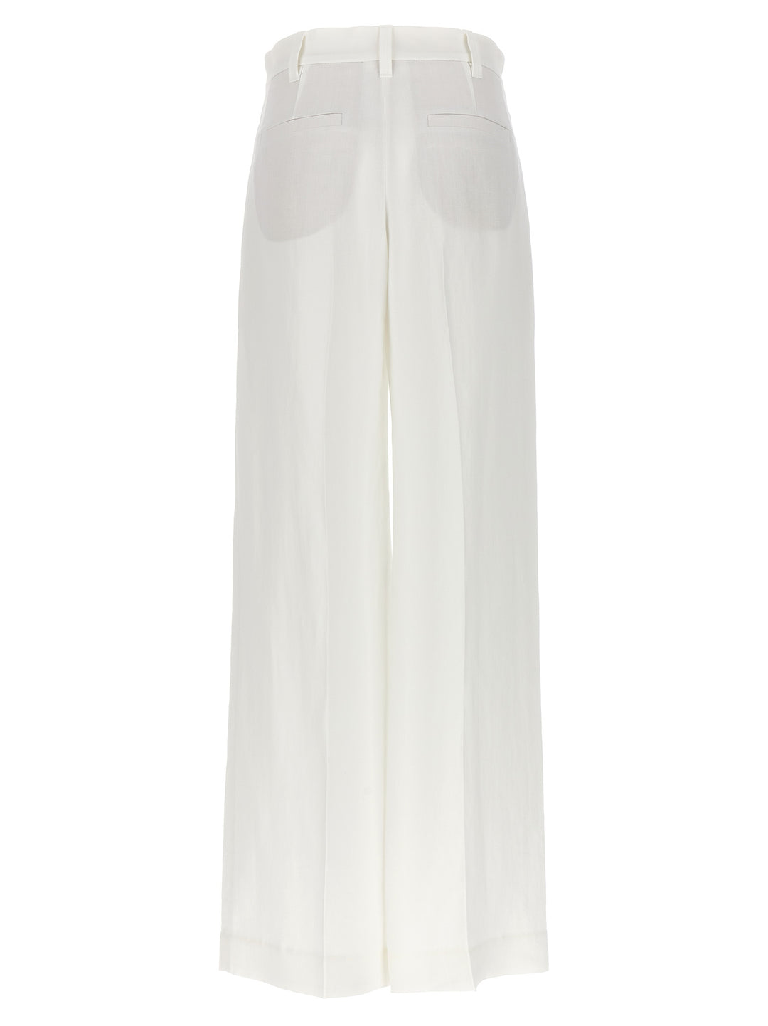 Brunello Cucinelli Palazzo Pantaloni - Bianco | bdeb62a6ecb3941e6faf8fdc7304393498486ee5