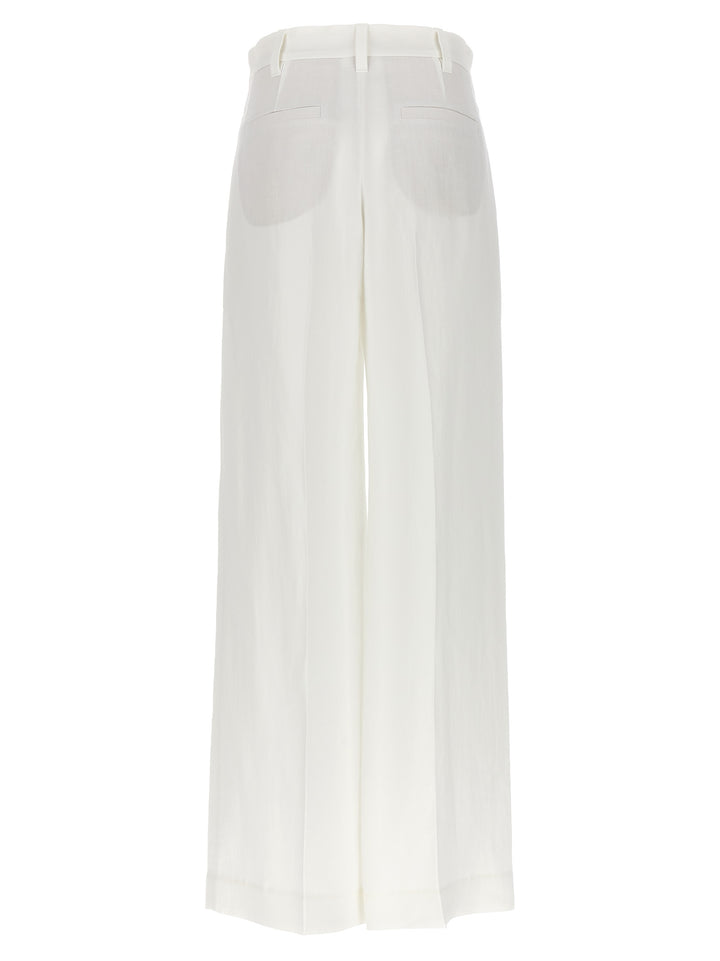 Brunello Cucinelli Palazzo Pantaloni - Bianco | bdeb62a6ecb3941e6faf8fdc7304393498486ee5