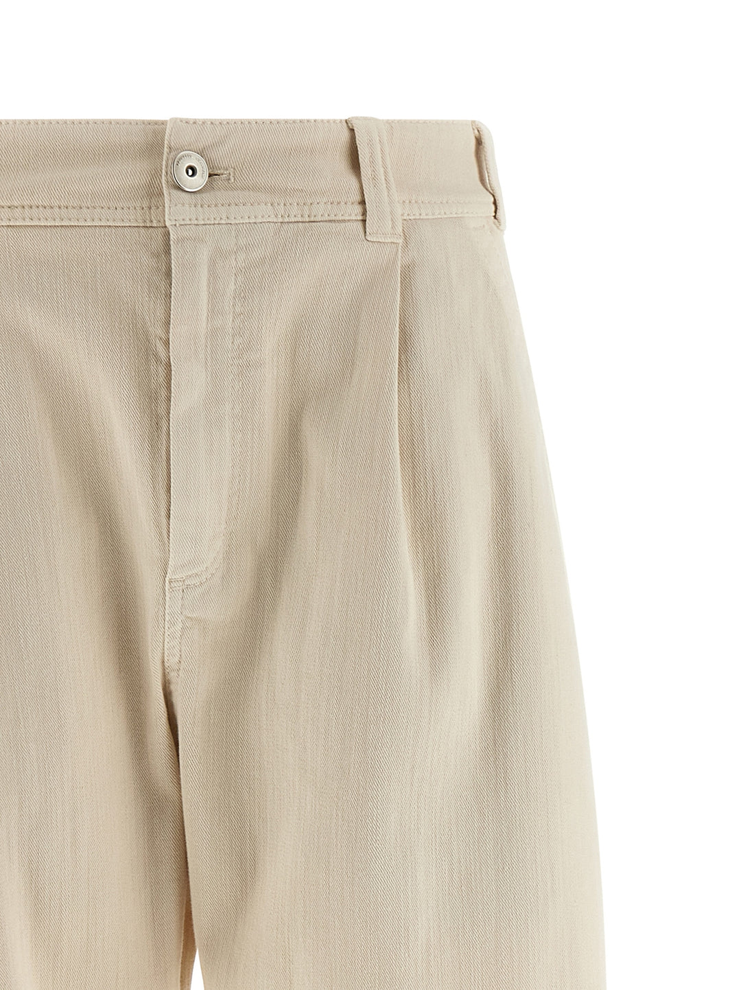 Brunello Cucinelli Pleat Pantaloni - Beige | 26184442f6c840974a745c574195554a510e3a24
