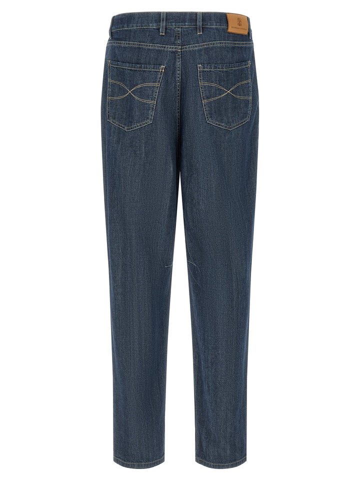 Brunello Cucinelli Denim Pants Jeans - Blu | 24e526798ebb79d879ec18a78a4eef39e973e630