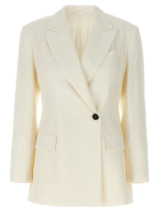 Double-Breasted Blazer Blazers Bianco