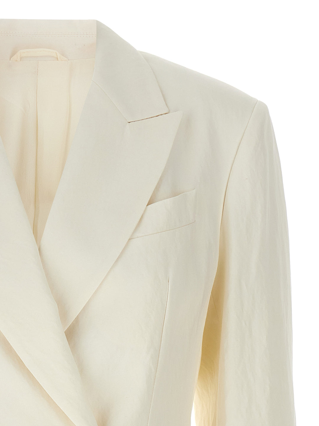 Brunello Cucinelli Double-Breasted Blazer BlazerS - Bianco | 36ef87adde8db39bf6e9859c49cdd7d40f787b9f