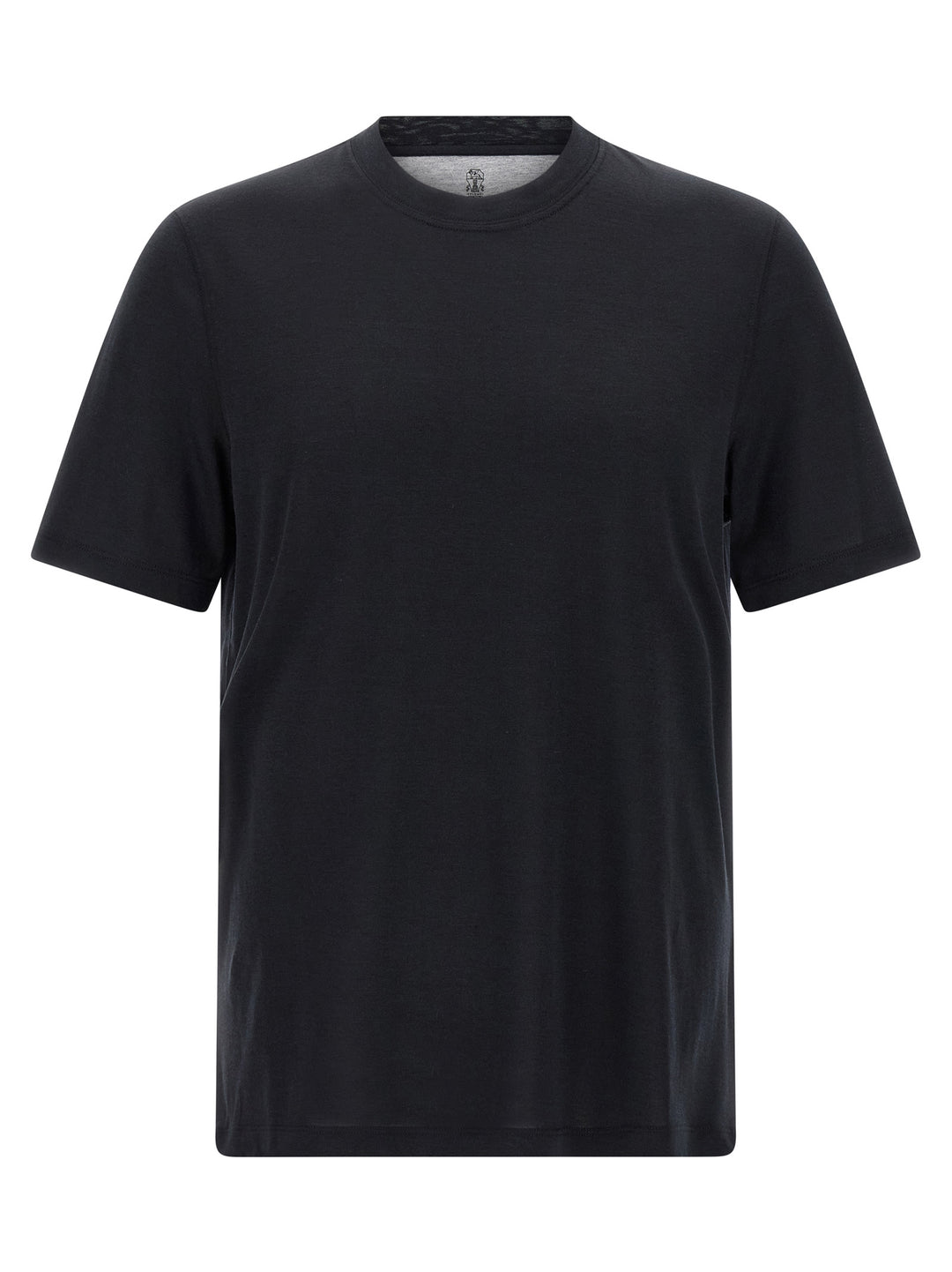 Brunello Cucinelli Silk T shirt - Nero | 8765d2be8f46b990e0eb3ee979a57c302a213820