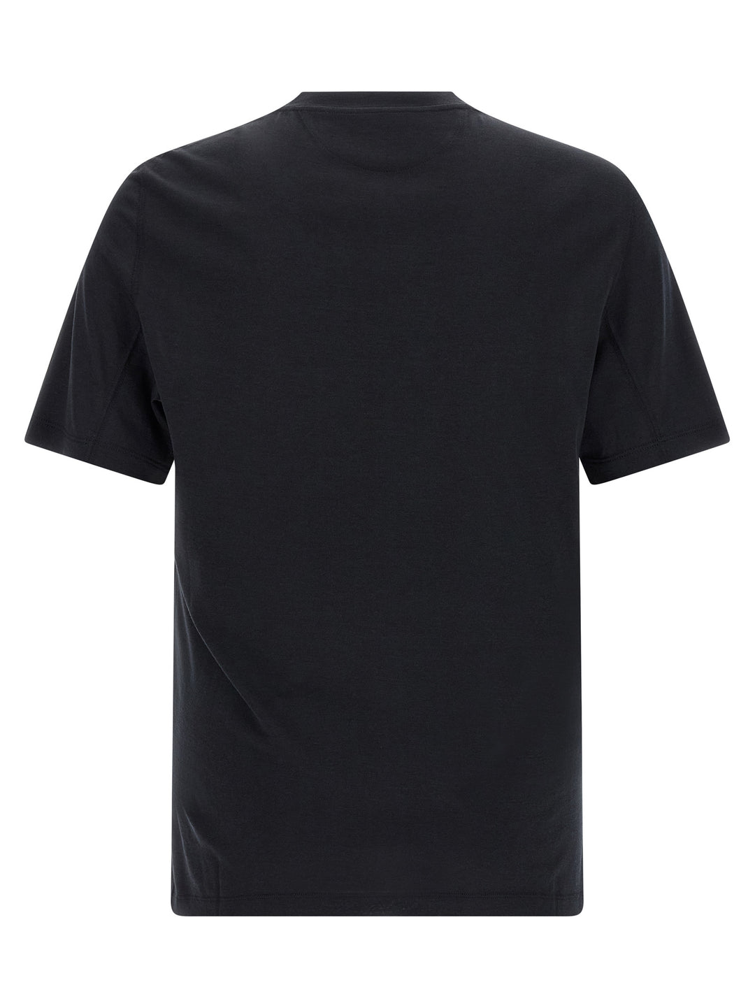Brunello Cucinelli Silk T shirt - Nero | 91447e31e105190d4ef5d447dc38ad654c75e685
