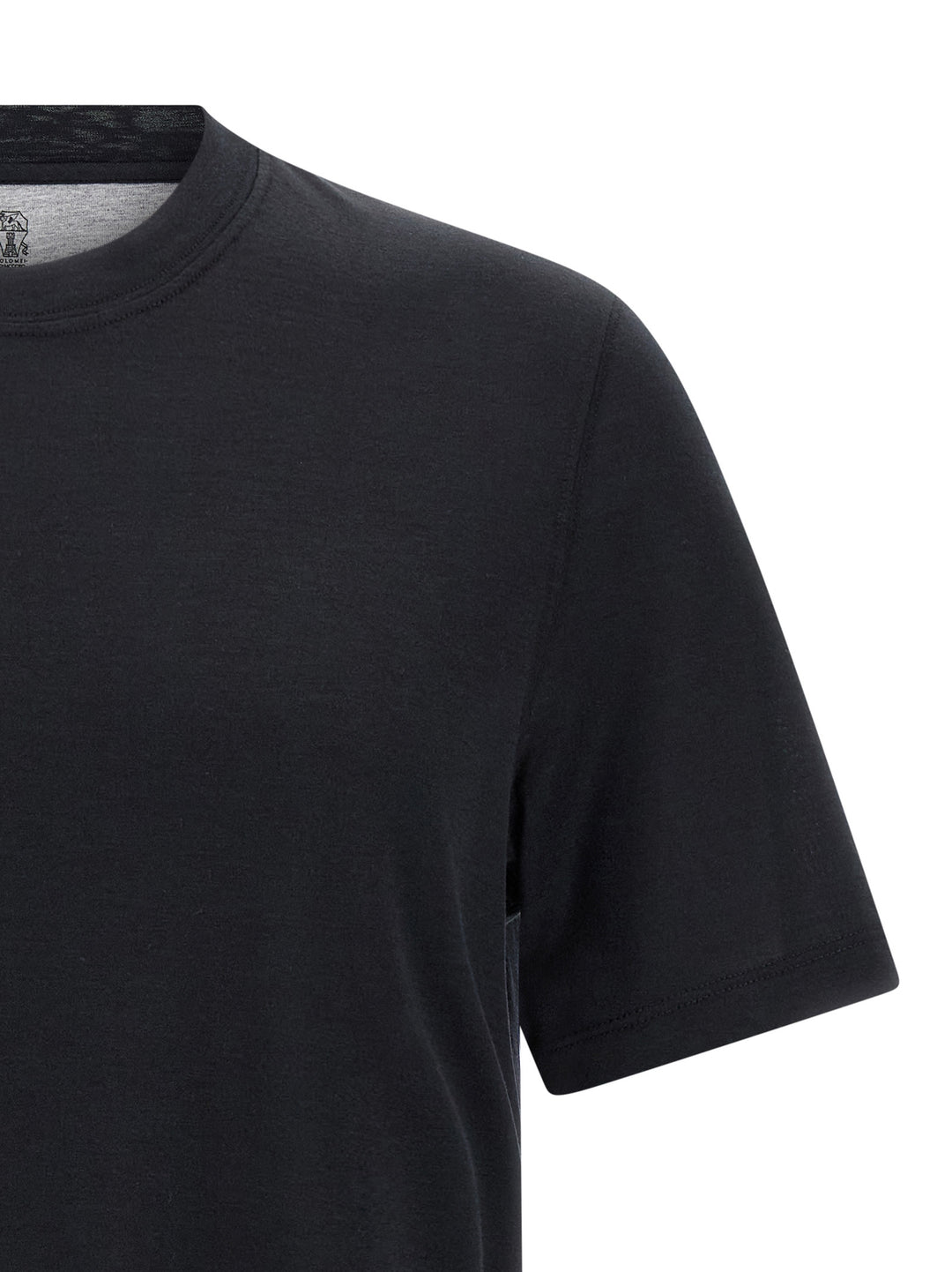Brunello Cucinelli Silk T shirt - Nero | 7c477f93460d9d9fc166363833941b91e313923e
