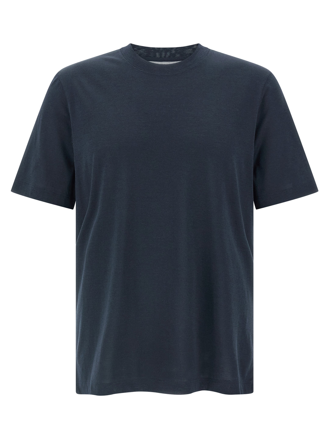Brunello Cucinelli Silk T shirt - Blu | fef8b88a19bf7b84ec39879c736b89fa081c19df