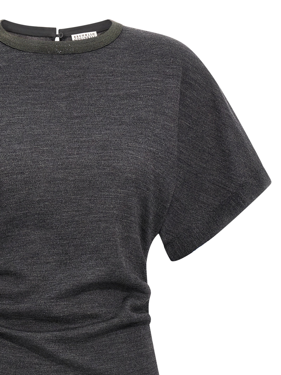 Brunello Cucinelli Wool Dress Abiti - Grigio | 6b9fcaee4a1e1dcb3bedeccd435fbaafc2551146