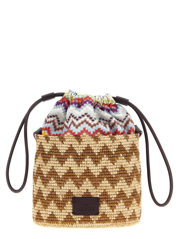 Missoni Zig Zag Bucket Bag Borse a Tracolla - Multicolor | 91f74322626a9e834b2957247bfef38d1dc2dcaa
