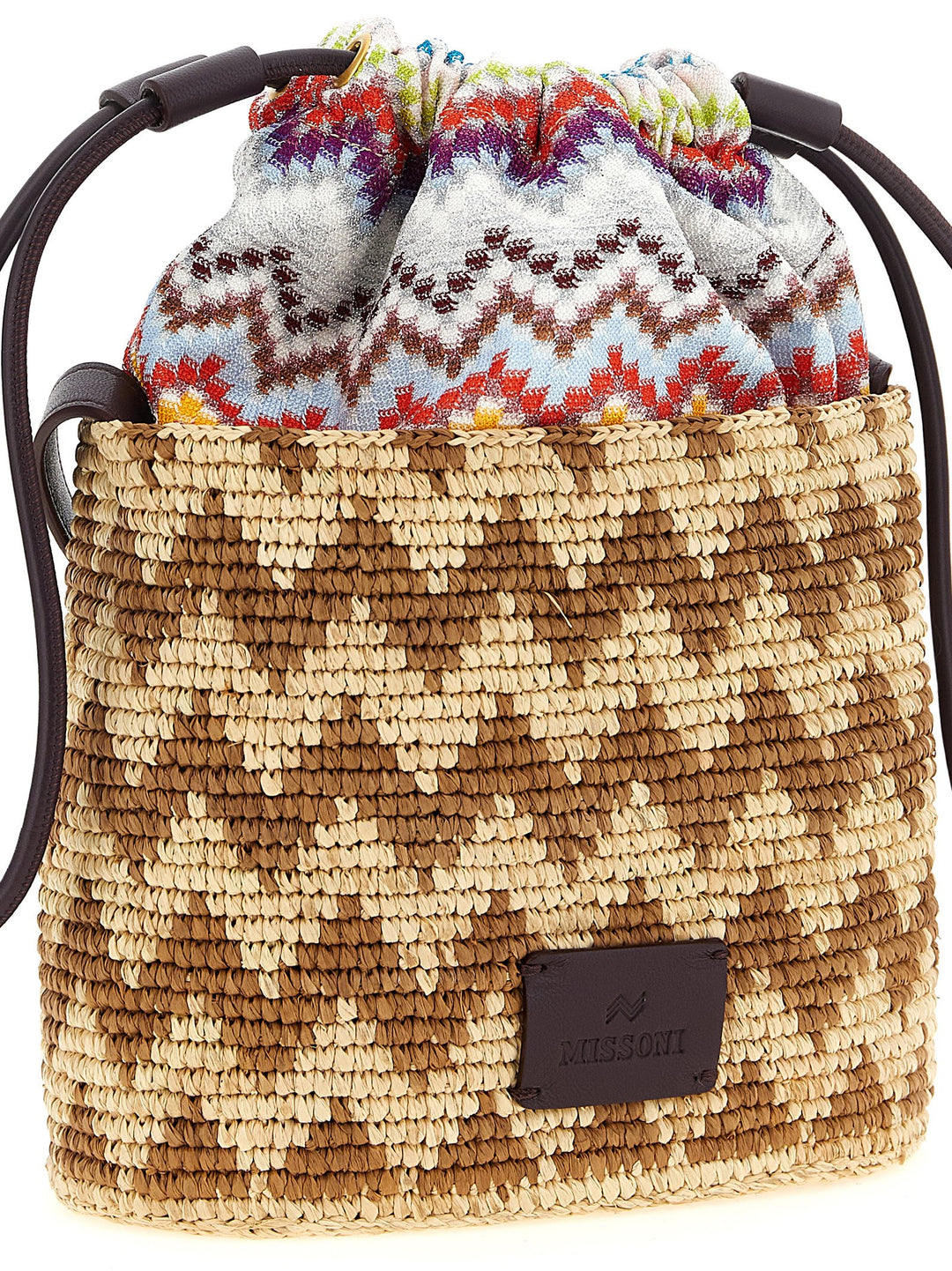 Missoni Zig Zag Bucket Bag Borse a Tracolla - Multicolor | 4611192bcf8f512e69eb32ac0b497b750fba7a57