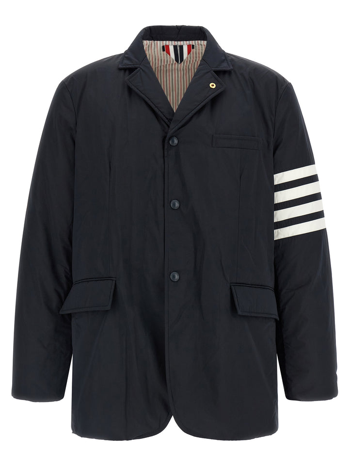 Thom Browne 4bar Puffer Jackets - Blu | bff87a56acaf802b0a03aafc7c5afce041f4a6ff