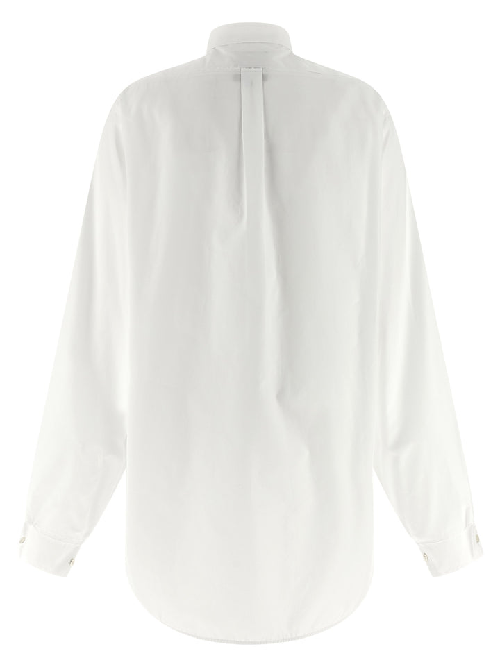 Maison Jejia Crazy Smoking Plissée Camicie - Bianco | 7ca2fc8b6f1908581c5f0839a22e9764fff1c6a3