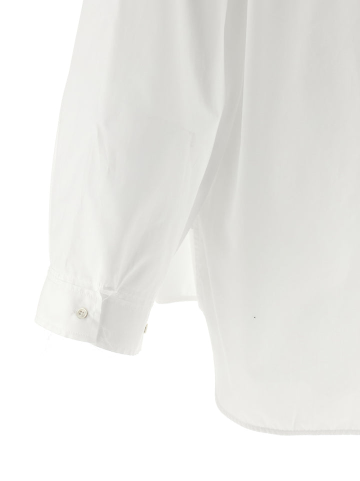 Maison Jejia Crazy Smoking Plissée Camicie - Bianco | 6c36df3d8f6502f8b8edccd869263fccd7c97077