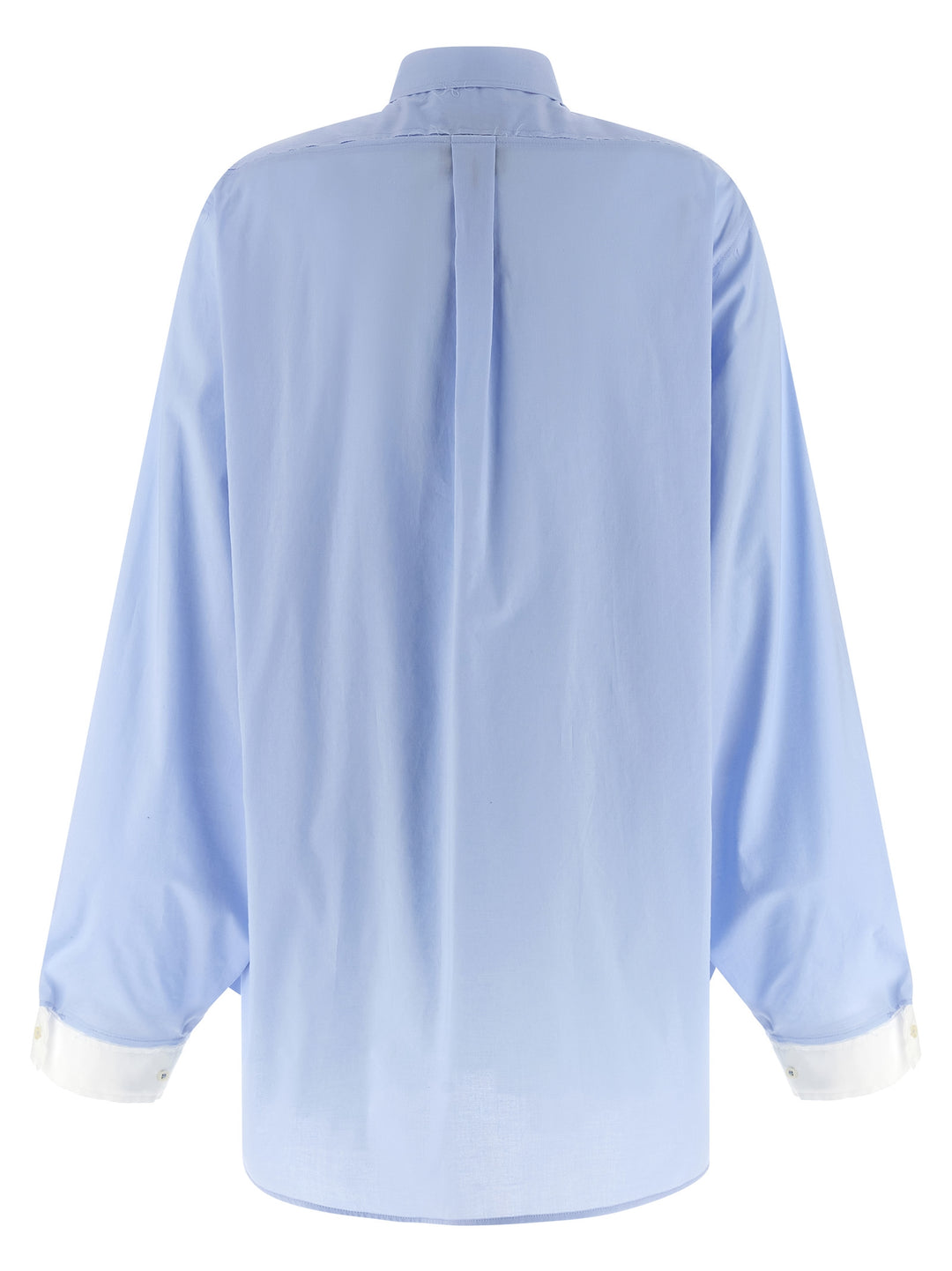 Maison Jejia Crazy Smoking Plissée Camicie - Celeste | 5128b80e12ce41514d95fba0f6cb749b05aaea6c