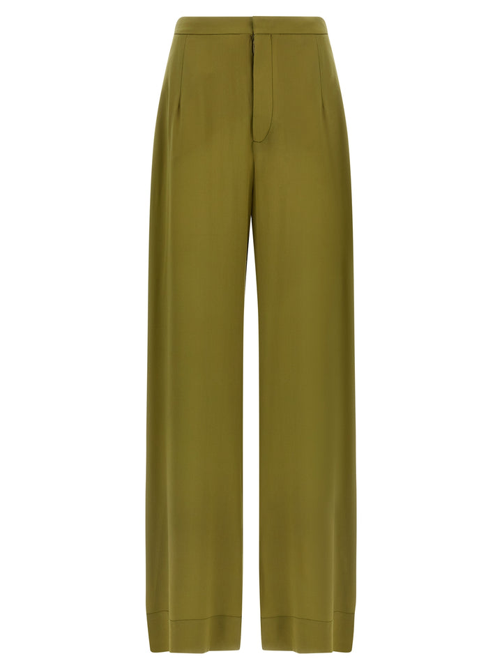 Maison Jejia Jean Pantaloni - Verde | 058bc15f35d42dc378f944c5f013825946315190