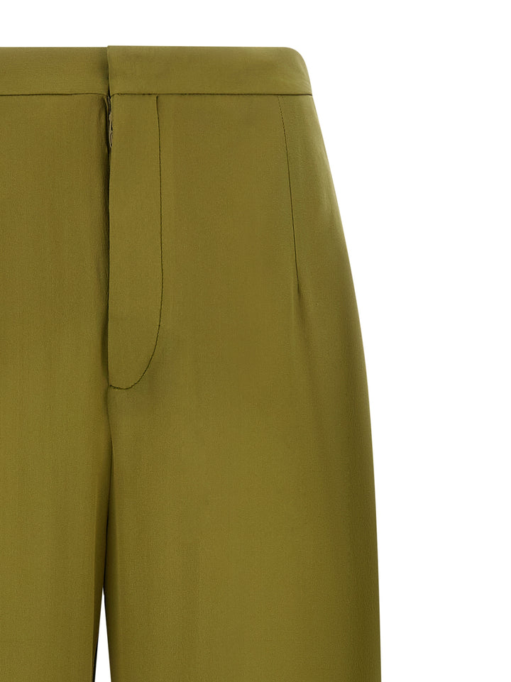 Maison Jejia Jean Pantaloni - Verde | 23d18b16f5f1ebe4c4b9a260ffb2eecc41cf3ca7