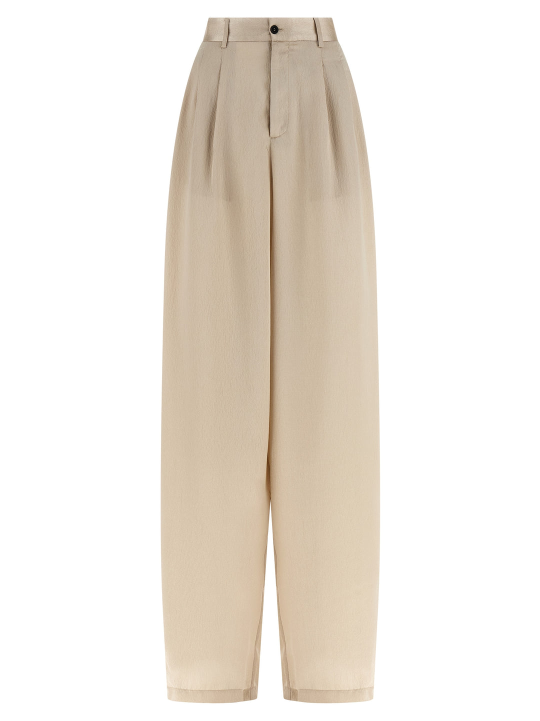 Maison Jejia Elsa Pantaloni - Beige | 8f047e5fcebcfe79e788dc84f183ced6df761d98