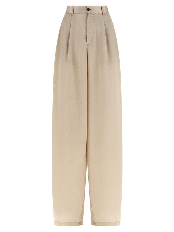 Maison Jejia Elsa Pantaloni - Beige | 8f047e5fcebcfe79e788dc84f183ced6df761d98