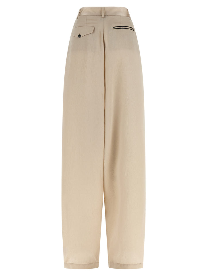 Maison Jejia Elsa Pantaloni - Beige | b264dd517f12ea291648eb30b3258336f4e769e4