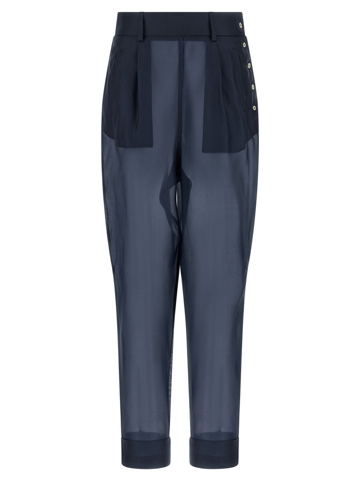 Maison Jejia Giulio Pantaloni - Blu | 077bcd28491586726681d5845f2c98095e07d425