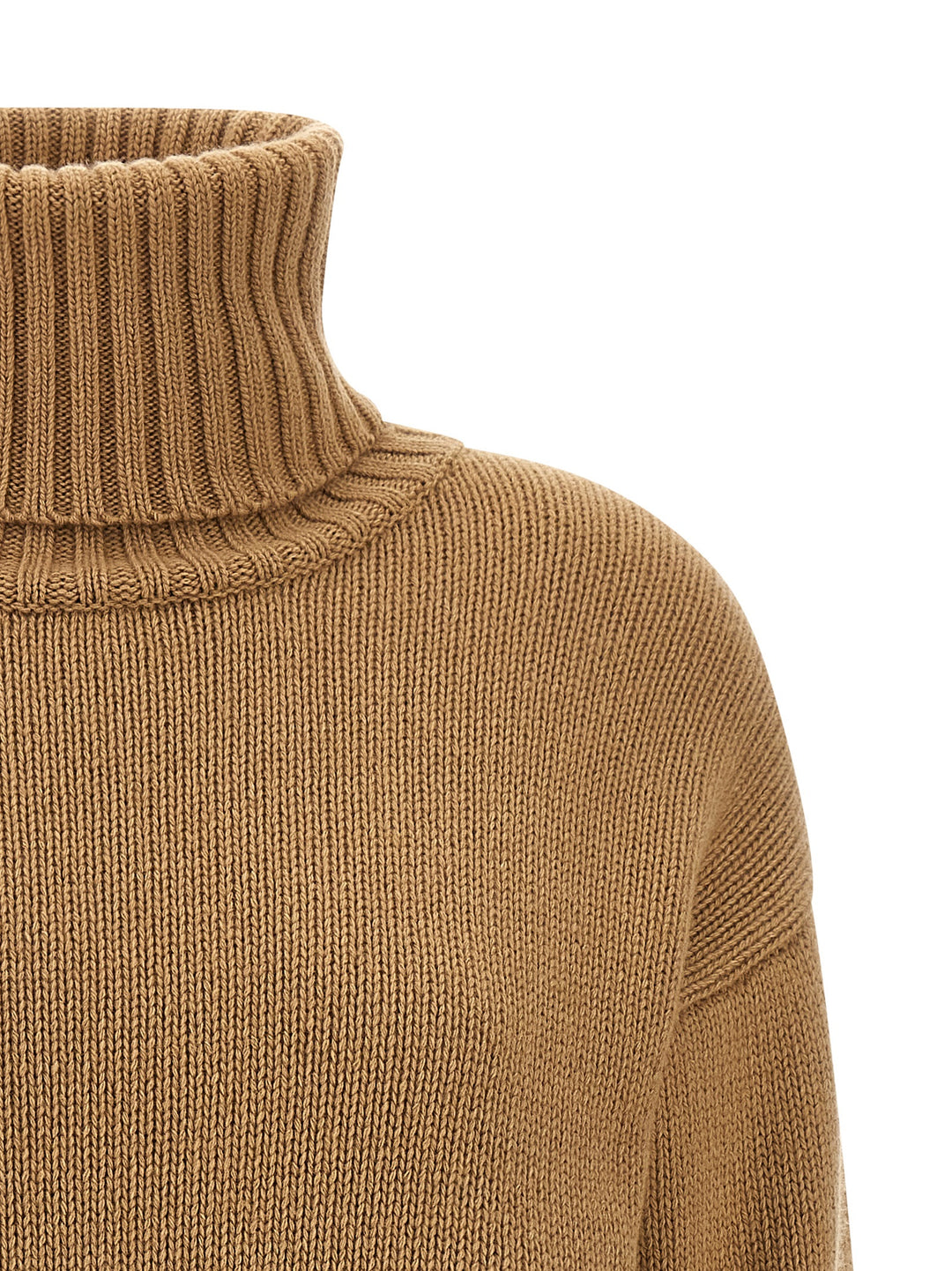 Maison Jejia Vichy Cuffs Sweater Maglioni - Beige | 5a63e7c837f73b8bda56e6fedd4958804cd354be