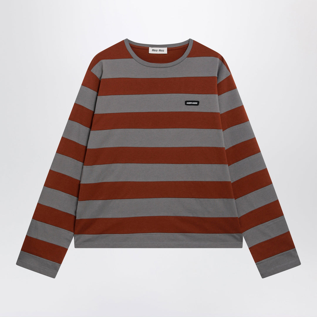 Miu Miu Shirts & Tops - Grey | 54141314b49913bb60693ed3dc57a32f7a36d02e