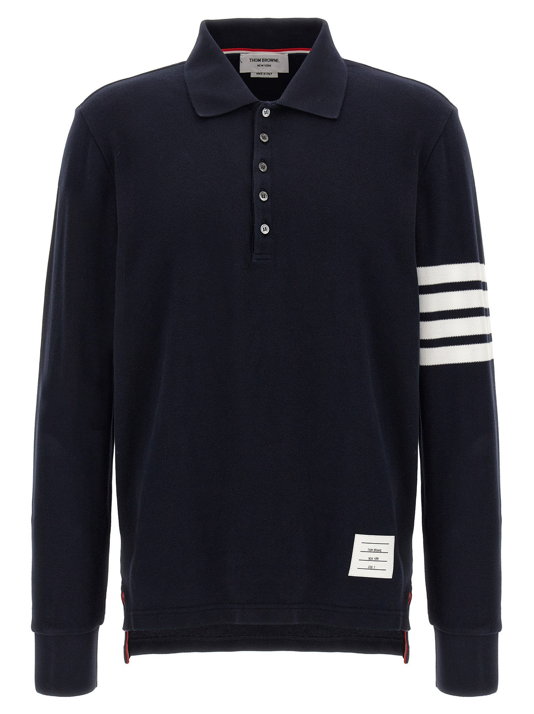 Thom Browne 4bar Polo - Blu | ee3d90fafa20430338c85507fbd7db30945ee6db